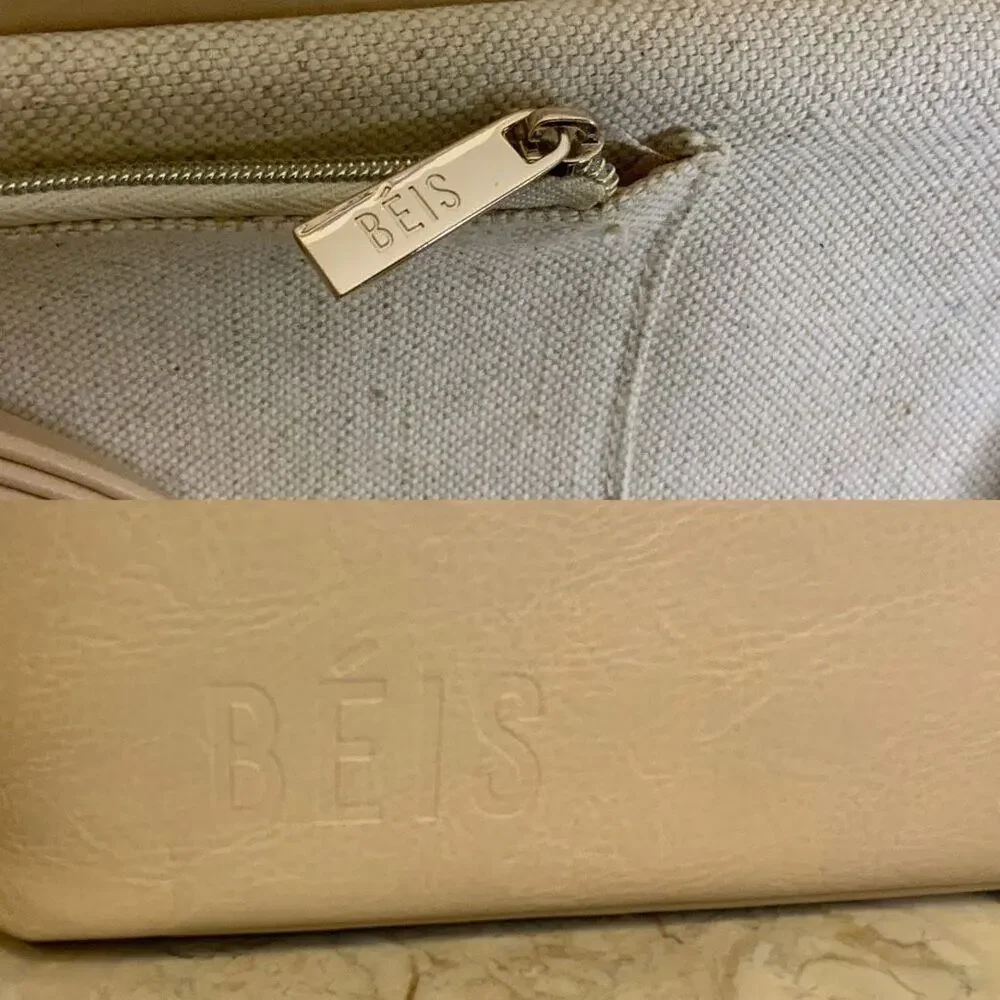 BEIS The Convertible Weekender in Beige